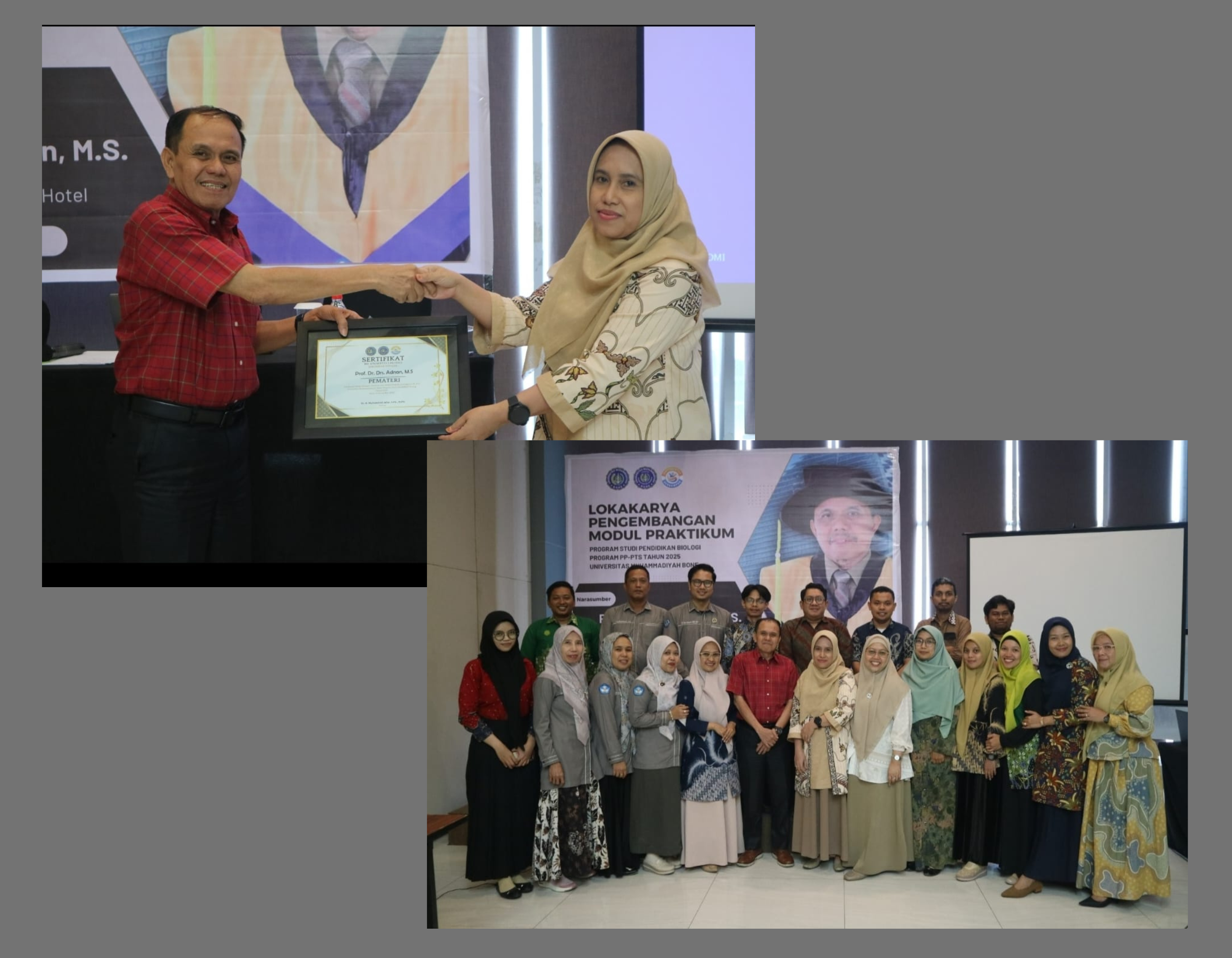 Lokakarya Pengembangan Modul Praktikum Prodi Pendidikan Biologi FKIP UNIM Bone